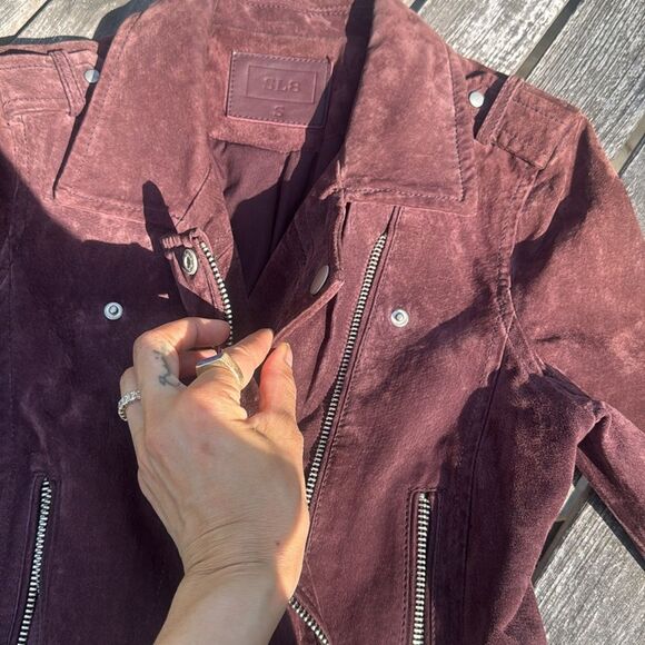 Blank NYC Suede Maroon Jacket - Picture 7 of 12